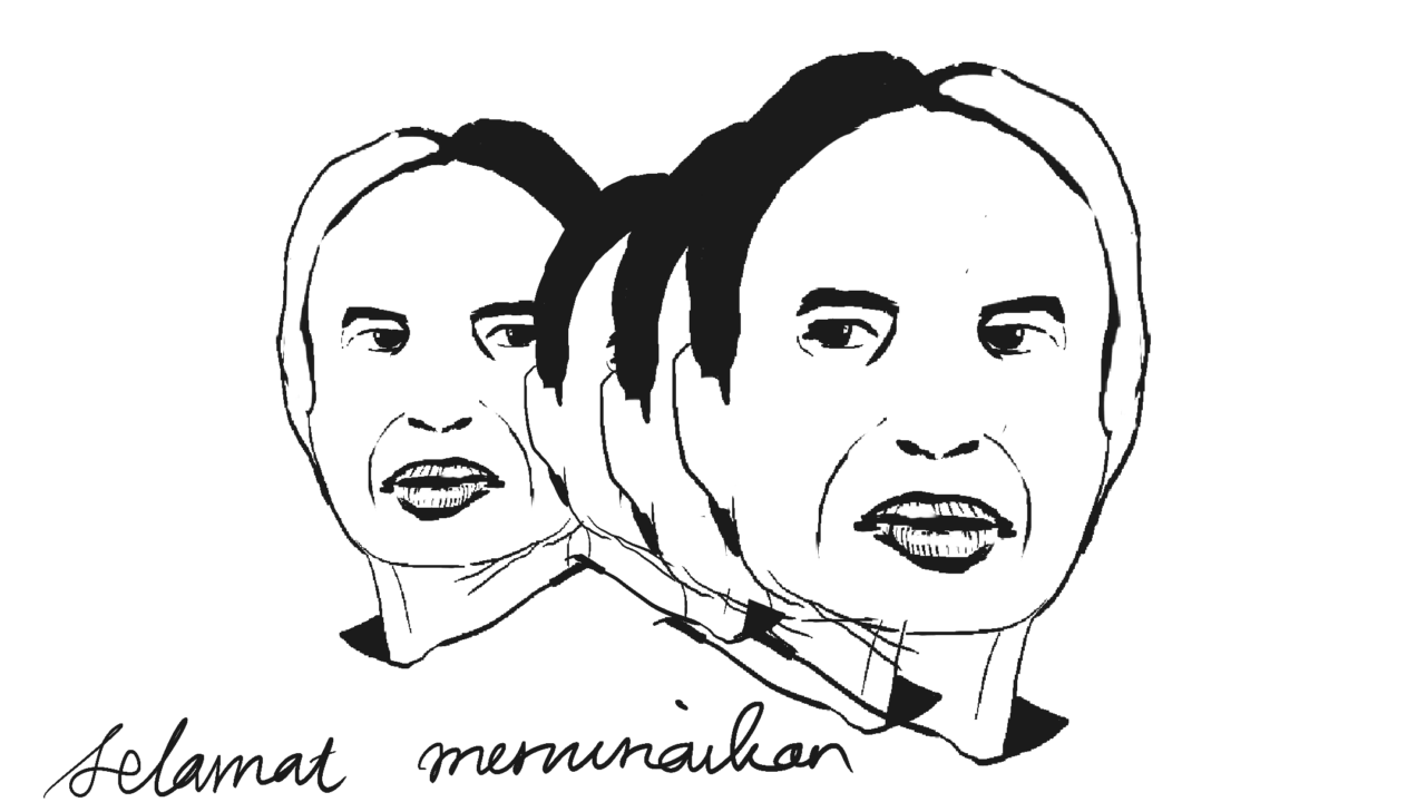 Ilustrasi esai "Joko PInjaman" Joko Pinurbo.