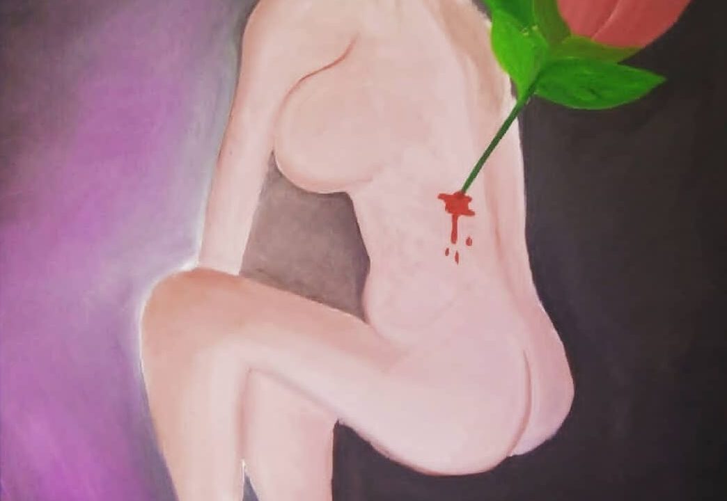 Perempuan Cibiru (Acrylic on Canvas 60 x 80 cm) - Rohmat & Madno, 2018